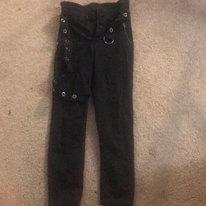 Black high waist jeans